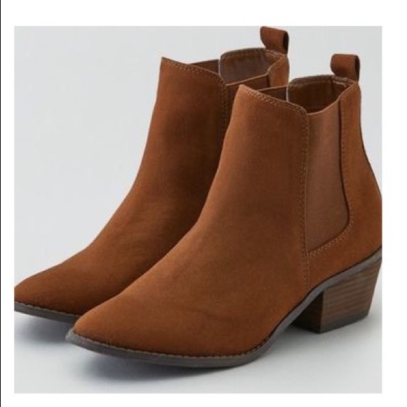 american eagle suede booties